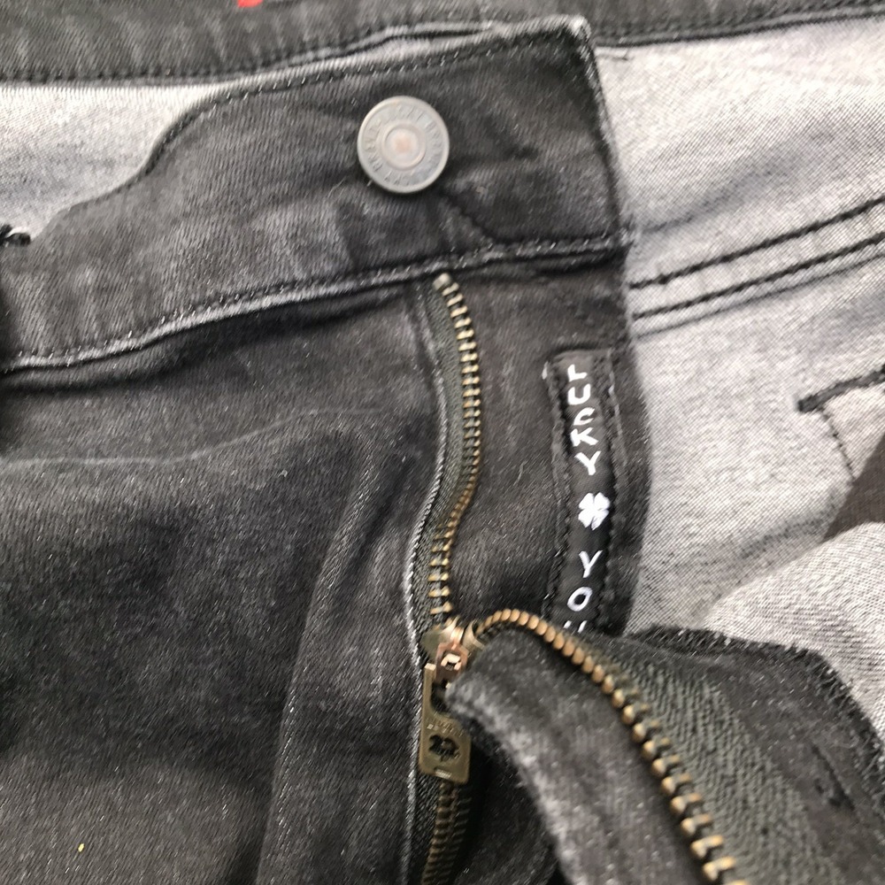 Lucky‎ Brand Athletic Fit Jeans Mens 42x32 Stretch Denim Big Dark Wash Straight - Picture 14 of 16